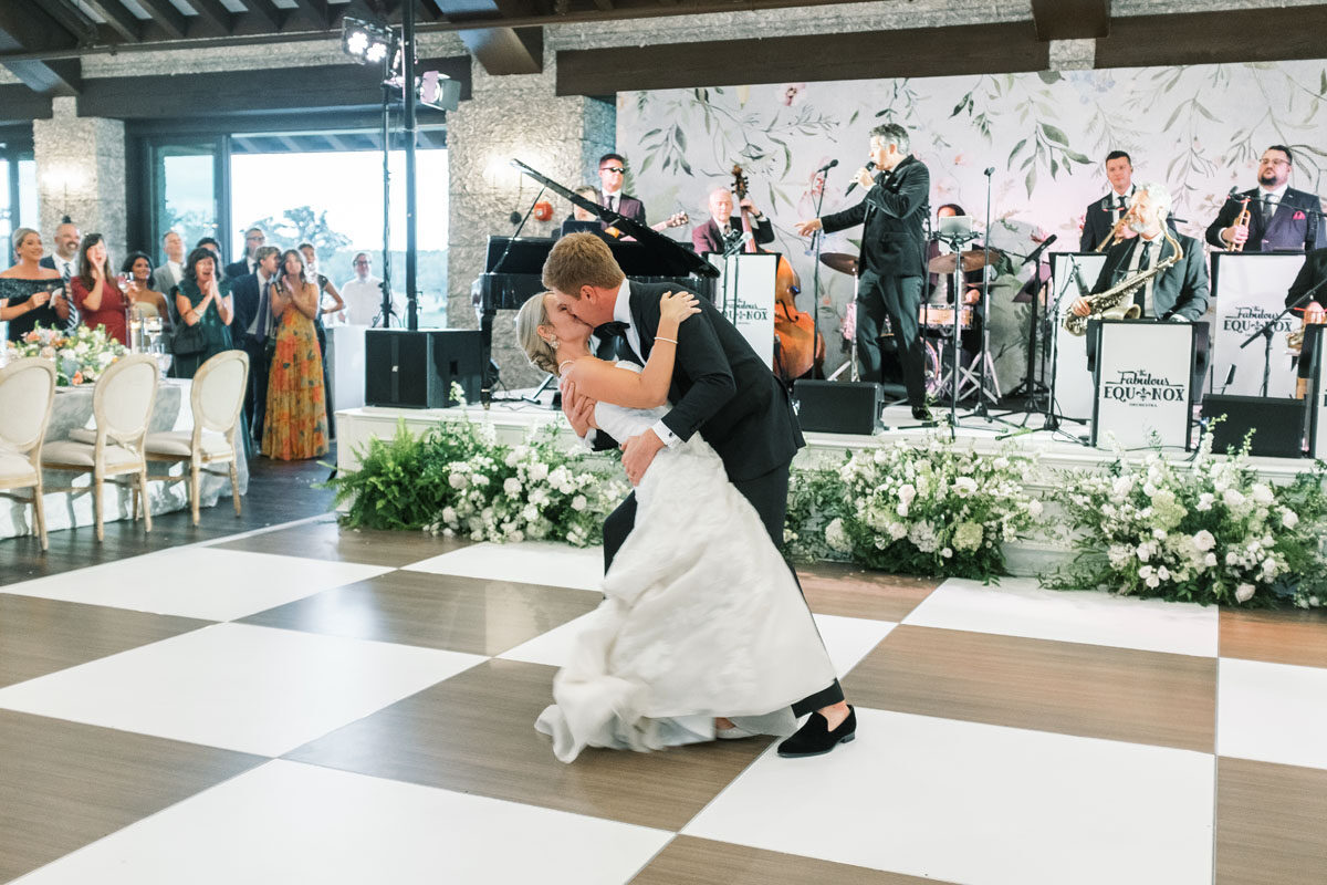 Wedding Dance Kiss