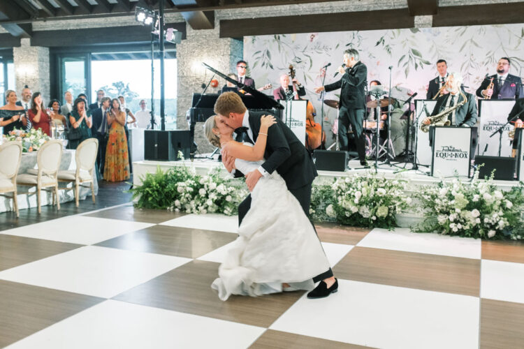 Wedding Dance Kiss